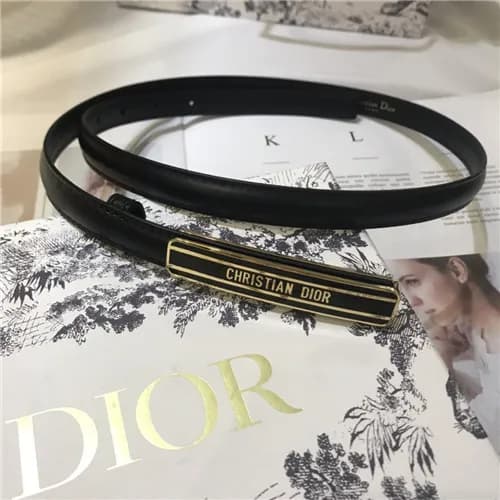 Dior 2021 Women's Leather Belt,1.5cm,DIOBT0065… - 1