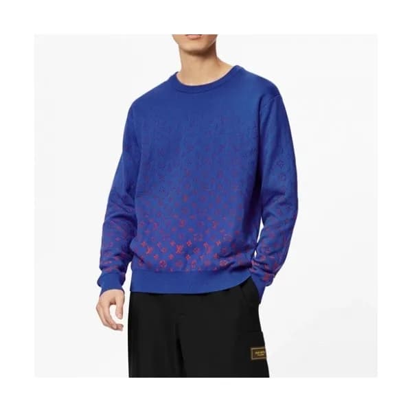Louis vuitton Mens Casual Wool Sweaters Blue - 루이… - 1
