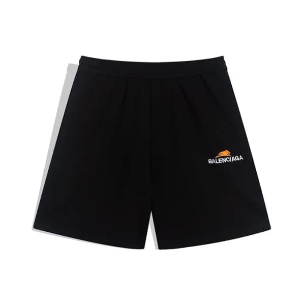 발렌시아가 남성 트렌디 블랙 반바지 - Mens Black Half-pants - bal0… - 1