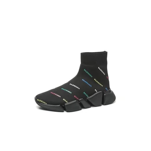 발렌시아가 남/녀 클래식 블랙 스니커즈 - Unisex Black Sneakers - ba… - 1