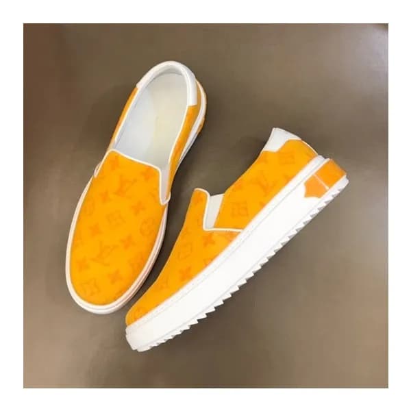 루이비통 남성 Time out 옐로우 스니커즈 - Mens Yellow Sneakers -… - 1