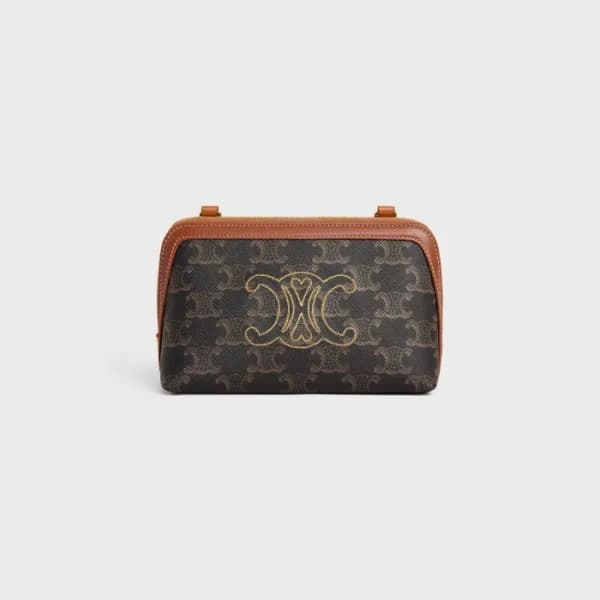 셀린느 여성 트리엄펫 브라운 미니백 - Celine Womens Brown Mini Ba… - 1