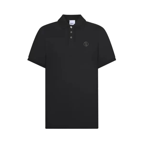 버버리 남성 블랙 폴로 반팔티 - Mens Black Tshirts - Bur04394x - 1