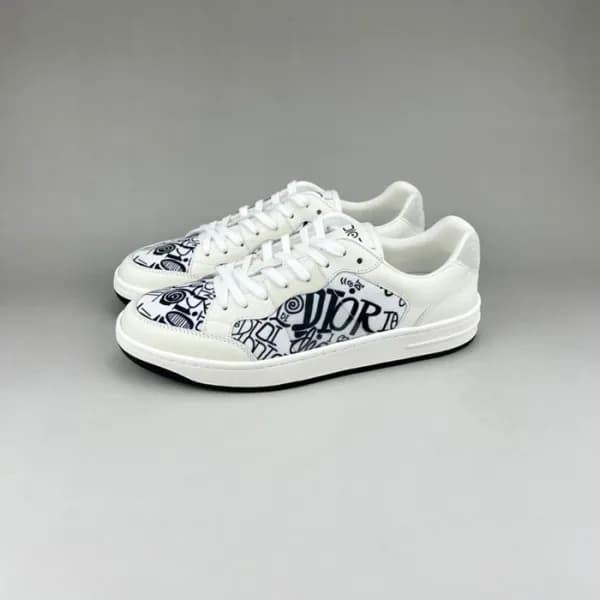 디올 남성 시그니처 화이트 스니커즈 - Mens White Sneakers - dio019… - 1
