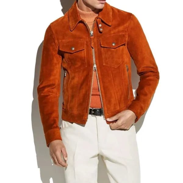 톰포드 남성 카멜 가죽 자켓 - Mens Camel Jackets - tof0019x - 1