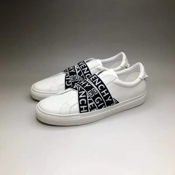 지방시 남/녀 클래식 화이트 스니커즈 - Givenchy Unisex White Sneak… - 1