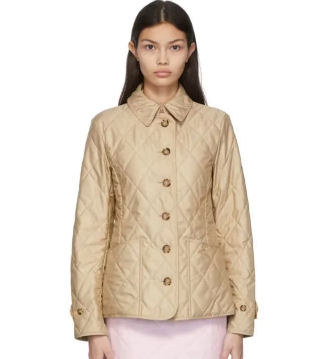 버버리 여성 베이지 다운 자켓 - Burberry Womens Beige Jackets -… - 1