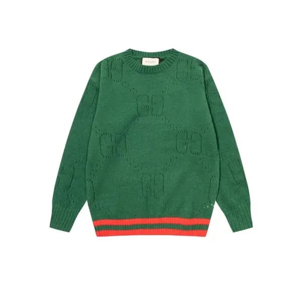 구찌 남성 그린 크루넥 니트 - Gucci Mens Green Knits - gu0014x - 1
