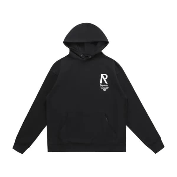 리프리젠트 남성 블랙 후드티 - Represent Mens Black Hoodie - re… - 1