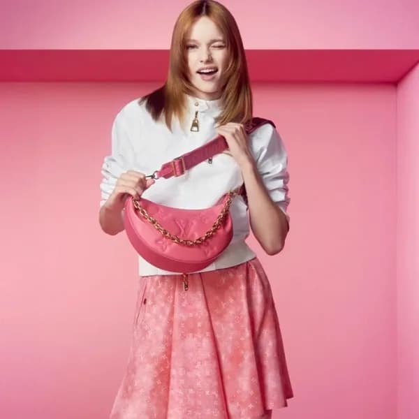 루이비통 여성 핑크 숄더백 - Louis vuitton Womens Pink Shoulde… - 1