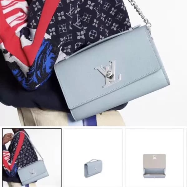 루이비통 여성 소라 숄더백 - Louis vuitton Womens Blue Shoulde… - 1