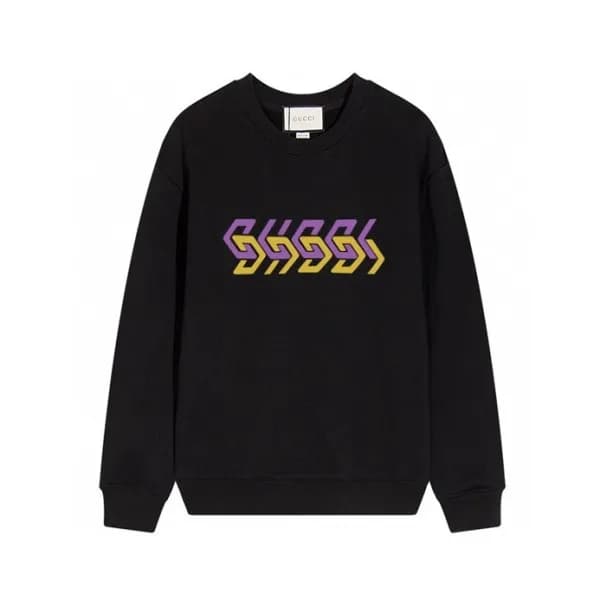 구찌 남성 베이직 블랙 맨투맨 - Gucci Mens Black Tshirts - Gu89… - 1