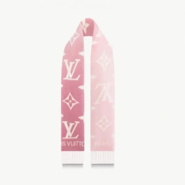 루이비통 여성 핑크 머플러 - Louis vuitton Womens Pink Muffler… - 1