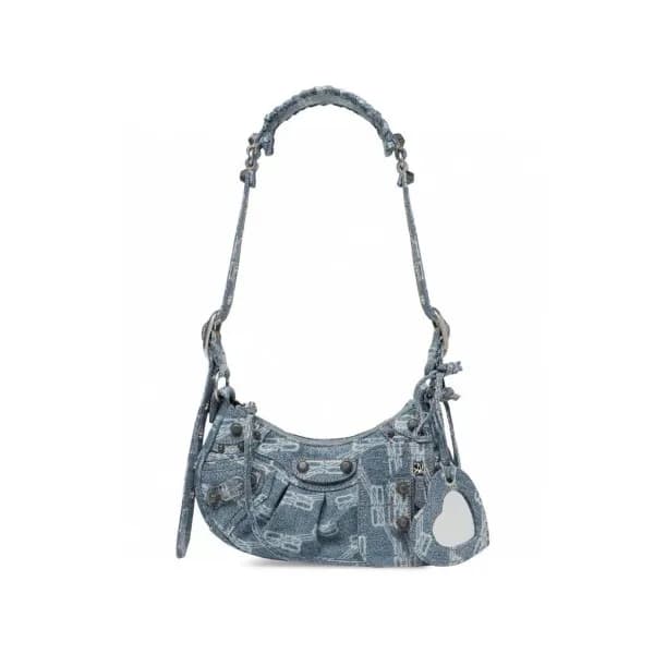 발렌시아가 여성 블루 숄더백 - Balenciaga Womens Blue Shoulder … - 1