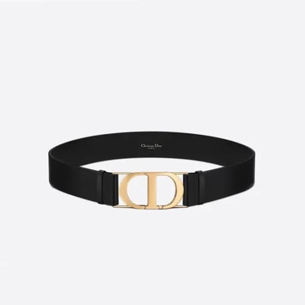 디올 여성 블랙 몽테뉴 벨트 - Dior Womens Black Belts - di198x - 1
