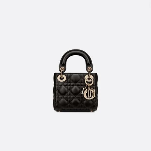 디올 여성 블랙 레이디백 - Dior Womens Black Lady Bag - di398… - 1