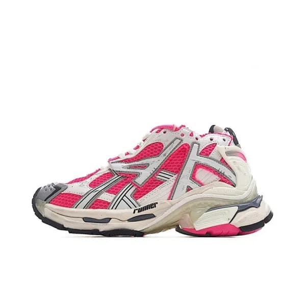 발렌시아가 남/녀 핑크 러너 - Balenciaga Mens Pink Sneakers - … - 1