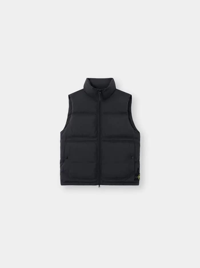 스톤아일랜드 남성 블랙 베스트 - Stone Island Mens Black Vest - … - 1