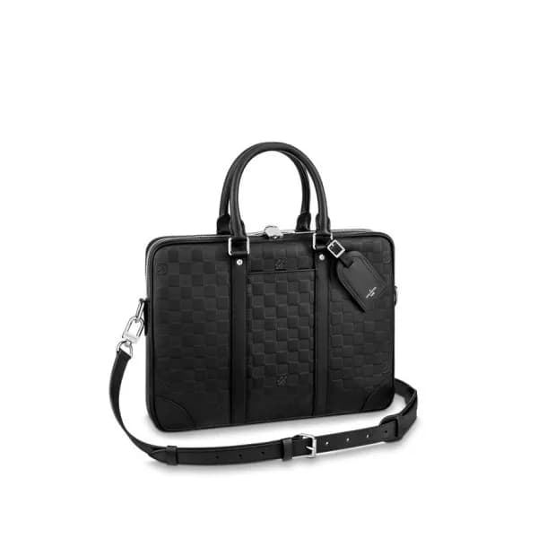 루이비통 남성 블랙 다미에 토트백 - Louis Vuitton Mens Black Tote… - 1
