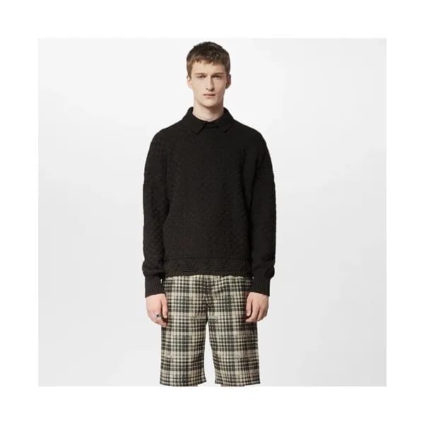 루이비통 남성 블랙 반바지 - Louis vuitton Mens Black Half-pan… - 1
