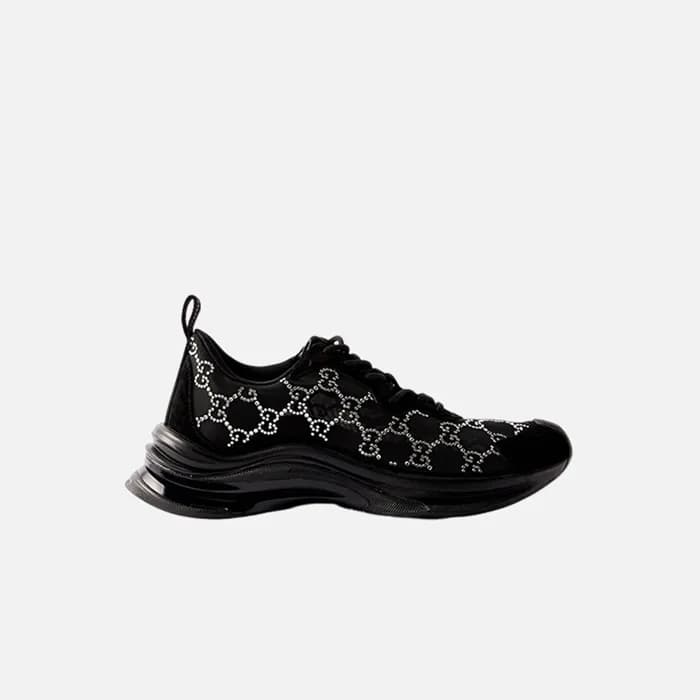 구찌 여성 런 GG 크리스탈 스니커즈 【매장-170만원대】 - Gucci Womens Bl… - 1