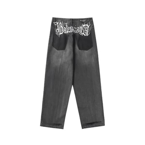 발렌시아가 남성 블랙 청바지 - Balenciaga Mens Black Jeans - ba… - 1