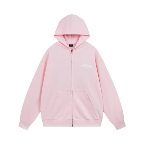 발렌시아가 남/녀 핑크 후드티 - Balenciaga Unisex Pink Hoodie -… - 1
