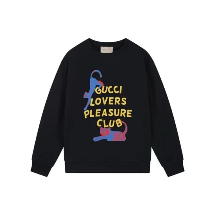 구찌 남성 베이직 블랙 맨투맨 - Gucci Mens Black Tshirts - gu11… - 1