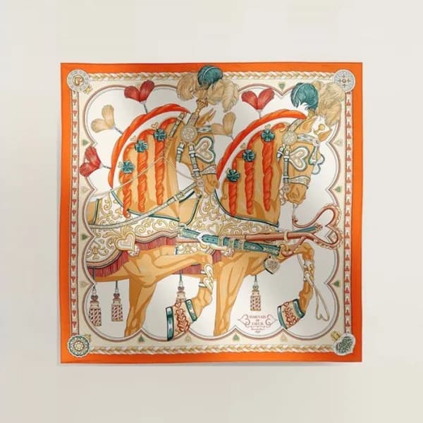 에르메스 여성 실크 스카프 - Hermes Womens Silk Scarf - acc153… - 1