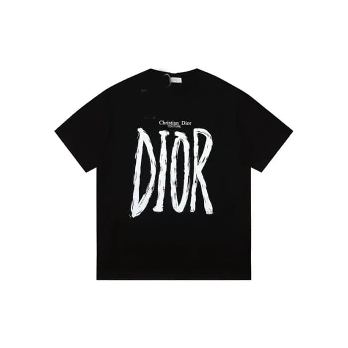 디올 남성 블랙 반팔티 - Dior Mens Black Tshirts - dic288x - 1