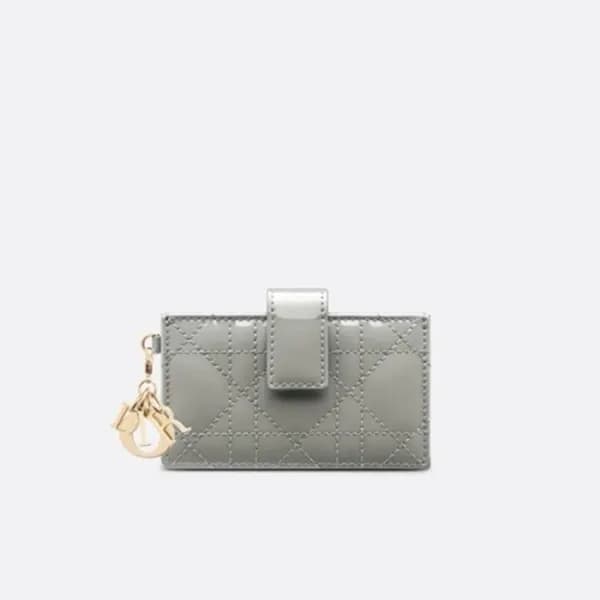 디올 여성 그레이 카드 지갑 - Dior Womens Gray Jasmine Wallet … - 1