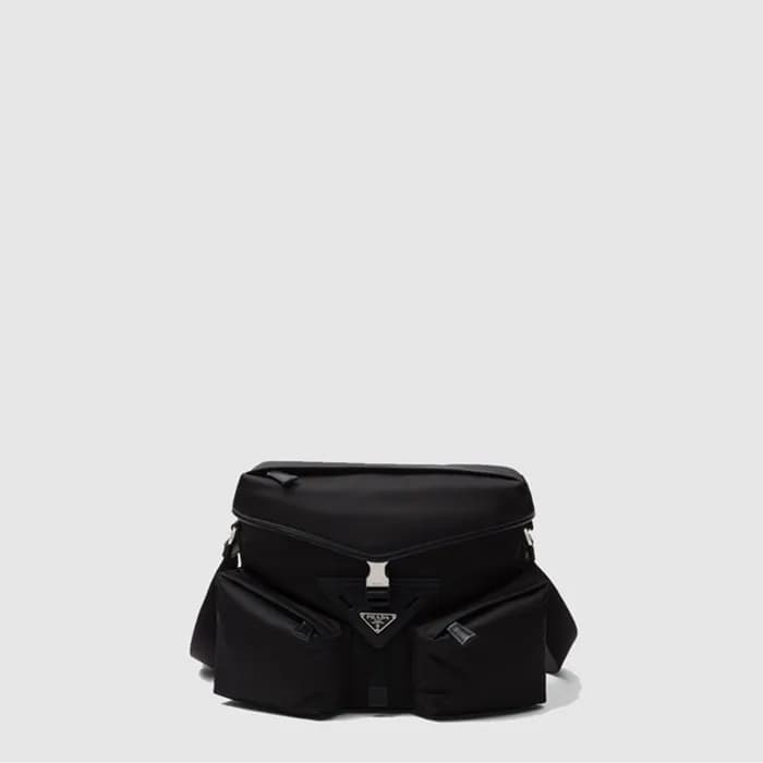 프라다 남성 리나일론 메신저 백 2VD062 - Prada Mens Black Should… - 1
