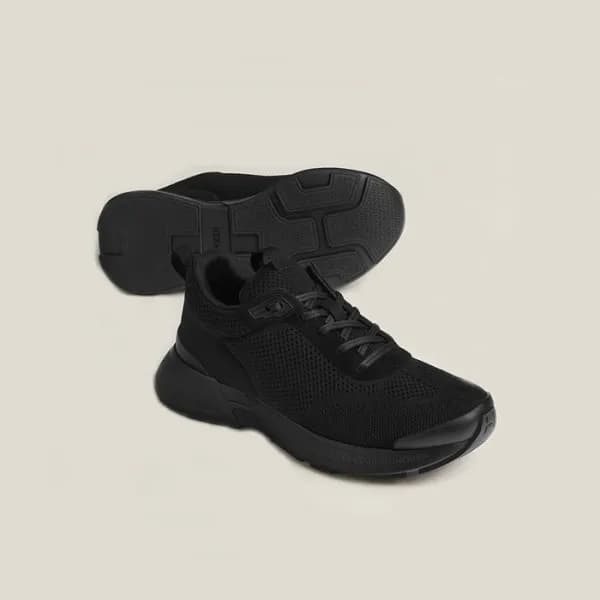 에르메스 남성 블랙 스니커즈 - Hermes Mens Heros Sneakers - hes… - 1