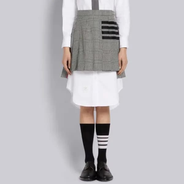 톰브라운 여성 그레이 스커트 - Thom Browne Womens Gray Skirts -… - 1
