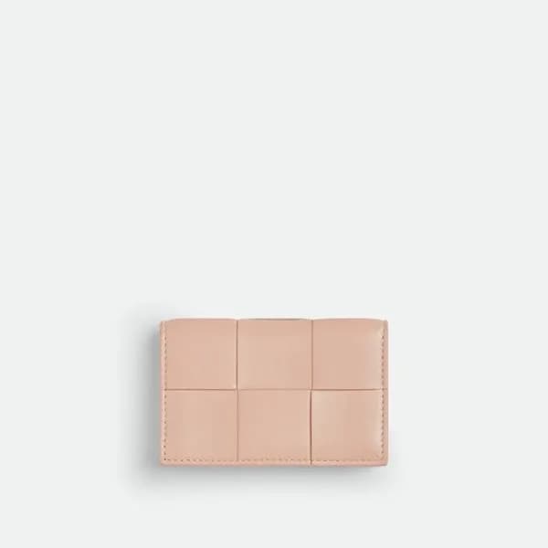 보테가베네타 남/녀 핑크 카드 지갑 - Bottega Veneta Unisex Pink C… - 1