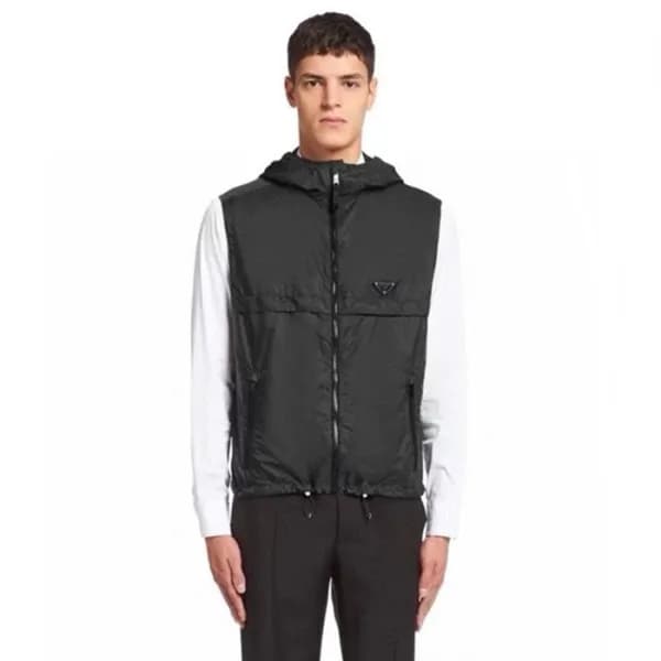 프라다 남성 후드 베스트 - Prada Mens Hood Vest - prc1963x - 1