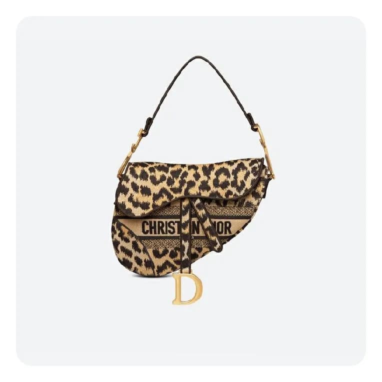 디올 멀티 컬러 베이지 자수 새들 백- Dior Multi Embroidery Saddle… - 1