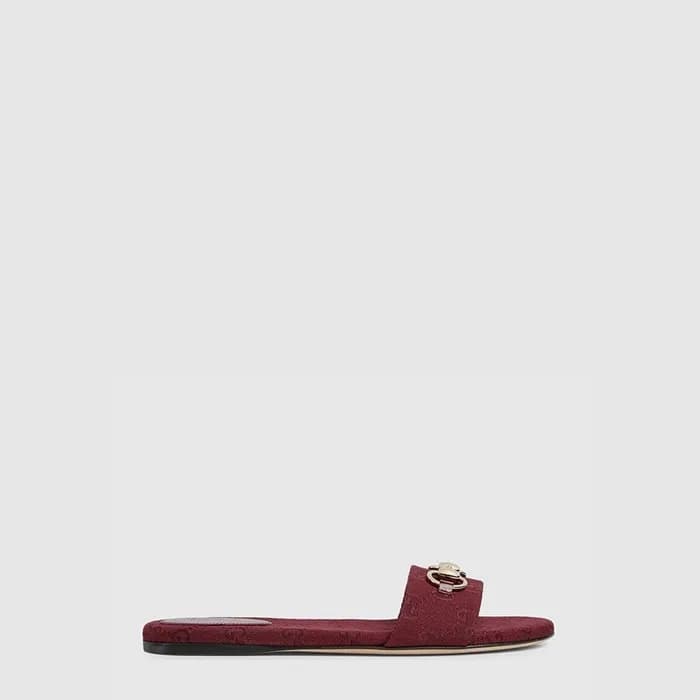 구찌 여성 홀스빗 슬라이드 샌들 - Gucci Womens Horsebit Slide Sa… - 1