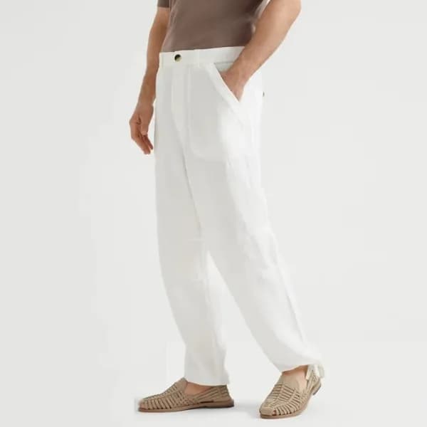 브루넬로쿠치넬리 남성 캐쥬얼 팬츠 - Brunello Cucinelli Mens Casua… - 1