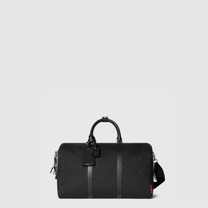 구찌 남성 GG 캔버스 미디엄 더플백 - Gucci Mens GG Canvas Medium… - 1