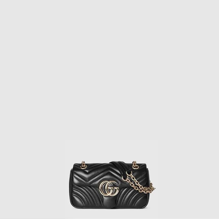 구찌 여성 GG 마몽 스몰 숄더백 - Gucci Womens GG Marmont Small… - 1
