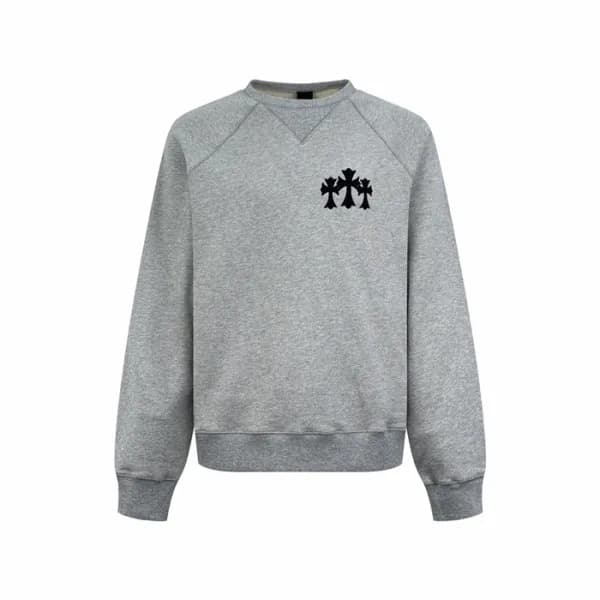 크롬하츠 남성 라운드 긴팔티 - Chrome Hearts Mens Round Tshirt … - 1