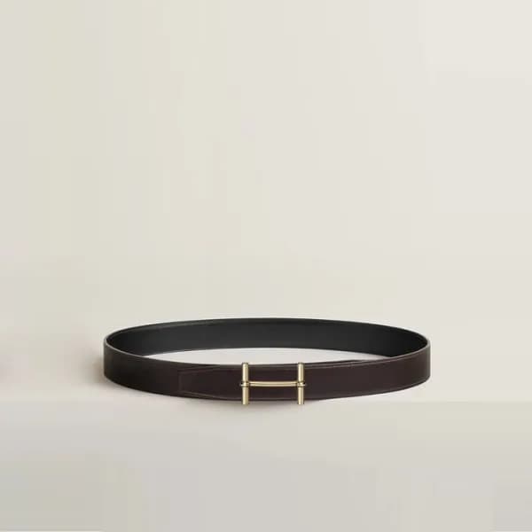 에르메스 남성 H Dancre 버클 리버서블 벨트 - Hermes Mens H Dancre… - 1