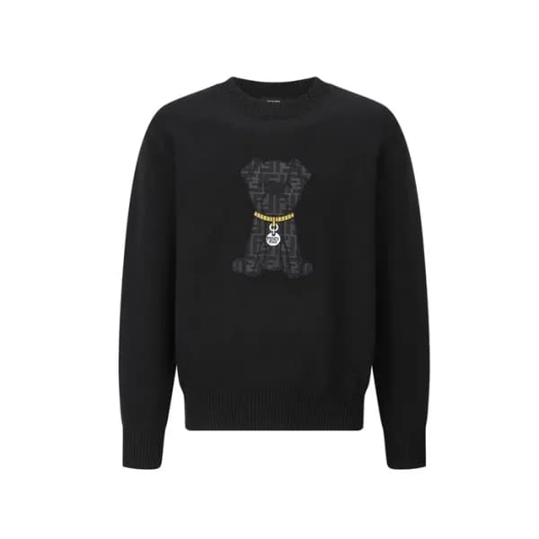 펜디 남성 라운드 스웨터 - Fendi Mens Round Sweater - fec1253… - 1