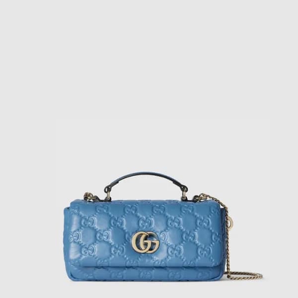 구찌 여성 GG 밀라노 미니 탑 핸들백 - Gucci Womens GG Milano Min… - 1