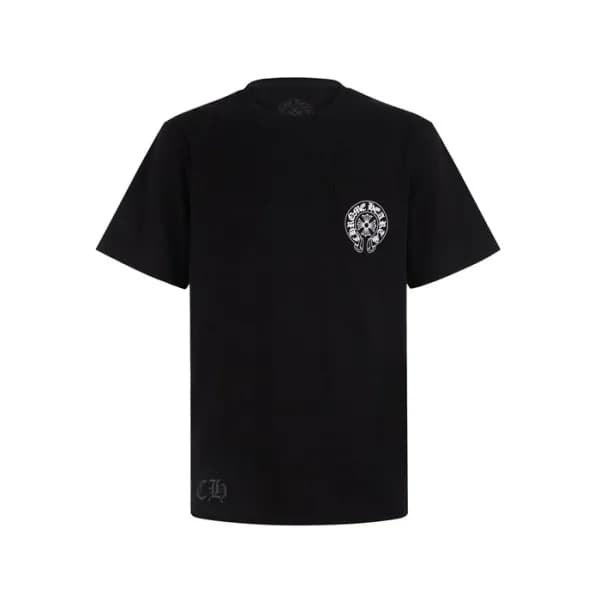 크롬하츠 남성 라운드 반팔티 - Chrom Hearts Mens Round Tshirt -… - 1