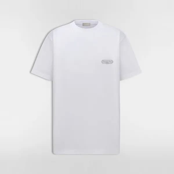 디올 남성 라운드 반팔 티셔츠 - Dior Mens Round Tshirt - dic137… - 1