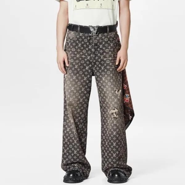 루이비통 남성 모노그램 청바지 - Louis vuitton Mens Monogram Jea… - 1