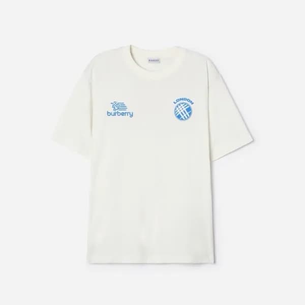 버버리 남성 라운드 반팔 티셔츠 - Burberry Mens Round Tshirt - buc16677x - 1