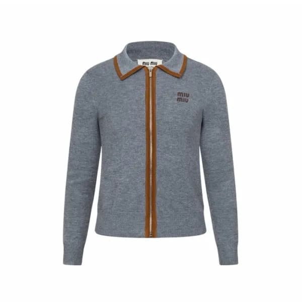 미우미우 여성 폴로 가디건 - Miumiu Womens Polo Cardigan - mic16763x - 1